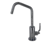 Point-of-Use Drinking Faucet with Contemporary Round Body & Industrial Lever Handle (120° Spout)